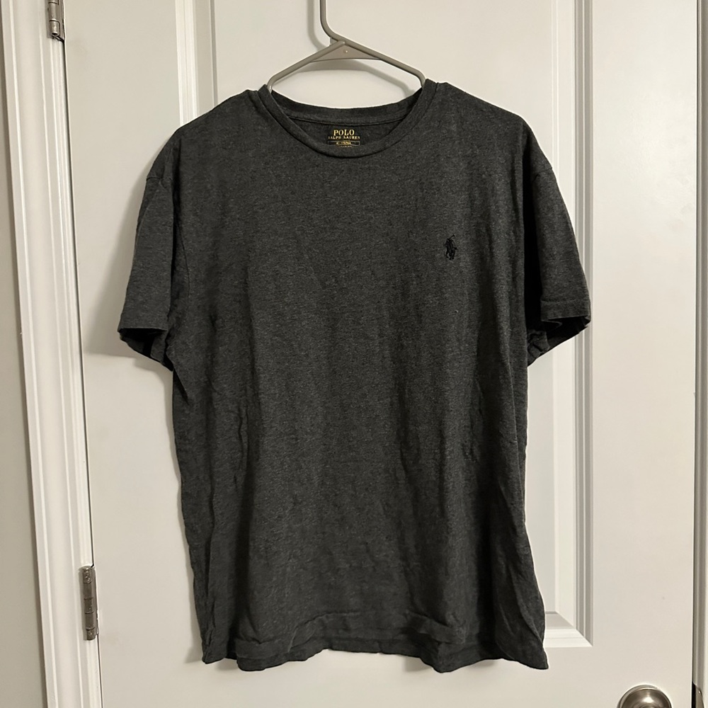Ralph Lauren Polo Men’s Classic Fit Dark Grey Crew Neck T-Shirt Size Medium